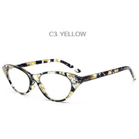 Oulylan Cat Eye Reading Glasses Women Diamond Eyeglasses Presbyopic with Diopter 1.0 1.5 2.0 2.5 3.0 3.5 4.0 for Male Female