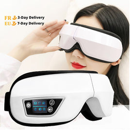 DIOZO Air Pressure Eye Massager Vibration Hot Compress Eyes Mask Bluetooth Music Fatigue Relief Relax Eye Massager Rechargeable