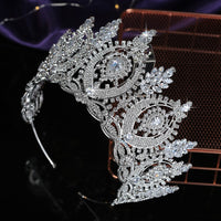Original Tiaras And Crowns HADIYANA Classic Geometric Zircon Design Simple Elegant Women Wedding Hair Accessories BC4573 Haar Sieraden