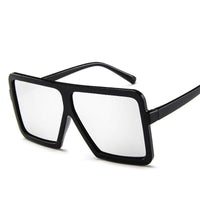RBROVO - Original Square Oversized Sunglasses Women Luxury Brand Glasses for Women/Men Vintage Eyeglasses Women Mirror Gafas De Sol Mujer