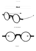 Original Round лупа Fashion Foldable Reading Glasses For Women Protable Smart Glasses With Case Frame Eyeglasses Men gafas de lectura