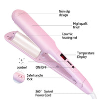 Egg Curls Hair Curling Iron LED Wave Wand Ceramic Professional 110-240V  Curler Roller Corrugation  Waver Styling Tools