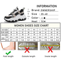 Original Women & Chunky Sneakers Thick Bottom Platform Vulcanize Shoes Fashion Breathable Running Shoe for Ladies New Casual Female 2022