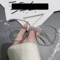 Original 2021 Trends Anti Blue Light Oversized Glasses Computer Women Blue Blocking Gaming  Men Transparen Eyeglasses Spectacles Frame