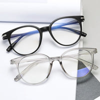 Original Longkeeper Fashion Women Anti-blue Light Glasses Luxury Brand Design Round Clear Lens Eyeglasses Female Optical Spectacle