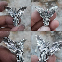Original LINSION Jewellery 925 Sterling Silver Charms Little Angels Pendant TA281 JP Good Details Jewellery