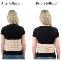 Back Decompression Belt Lumbar Support for Back Pain Relief Lower Back Traction Device for Men Women One Size Fits 29-49 Waist