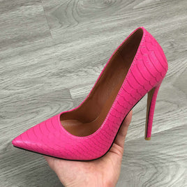 Original Womens Pumps High Heeled Stiletto Shoes Fashion Party Ladies Dress Rose Pink Heels Plus Size 2022 Spring Newest