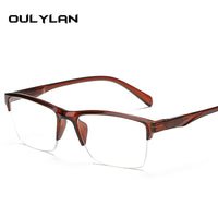 Oulylan Retro Reading Glasses Men Women Ultralight Anti-fatigue Hyperopia  Eyeglasses Prescription Diopter +1.0 1.5 2.0 4.0