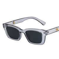 YOOSKE Vintage Rectangle Women Men Sunglasses Brand Designer Small Sun Glasses Frame Female Lady Eyeglasses UV400
