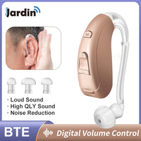 703 Hearing Aid BTE Sound Amplifier Sound Adjustable Volume  Low-Noise Wide-Frequency Elderly In-Ear Deaf Hearing Aids