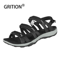Original GRITION Women Sandals Summer 2020 Flat Casual Sturdy Comfortable Sandals Ourdoor Beach Ladies Wear-Risistant Shoes Plus Size 41