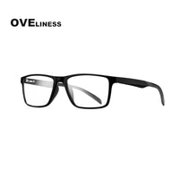 OVELINESS - Original TR90 glasses frame men myopia Prescription computer spectacle frames women Ultra light square eyeglasses frames for men eyewear