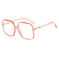 Original New Fashion Vintage Clear Square Glasses Frame Women Brand Designer Fresh Big Transparent Eyeglasses Female Optical Spectacles