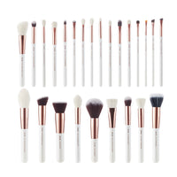 Jessup 25pcs Professional Makeup Brushes Set Natural-Synthetic Foundation Powder Eyeshadow Make up Brush Blushes Black T175