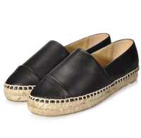 Original Classical Fashion Famous Patchwork Women Espadrilles Genuine Leather Woman Creepers Flats Ladies Loafers Casual Shoes Moccasins