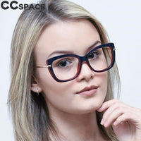 Original 45173 Lentes De Mujer Ladies Cat Eye Glasses Frames Square Women Optical Eyeglasses Fashion Eyewear Lentes Opticos Para Mujer