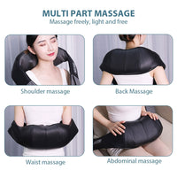 U Shape Home Car Electrical Kneading Shoulder and Neck Massager Light Wave Heating 4D Kneading Cervical Spine Massage Shawl