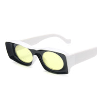 LONG KEEPER - Original 2020 New Square Hip Hop Sunglasses Women Men Fashion Funny Sun Glasses Unisex Unique Oval Candy Color Eyeglasses Gafas UV400