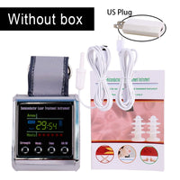 Household Healthy Laser Physiotherapy  Watch to Treat Hypertension Diabetes Cholesterol Cerebral Thrombosis Rhinitis Instrument