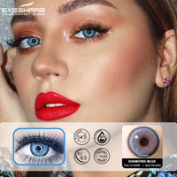 EYESHARE - Original Natural Color Lens Eyes 2pcs Color Contact Lenses For Eye Blue Beauty Contact Lenses Eye Yearly Cosmetic Color Lens