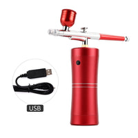 Protable Single Action 0.4mm Nozzle Airbrush Kit Compressor Air Brush Paint Spray Gun For Nail Art Desgin Tattoo Cake Air-brush