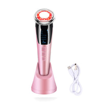 Mesotherapy Electroporation RF Radio Frequency Facial LED Photon Light Therapy Machine Face Lifting Beauty Skin Massager