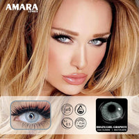 AMARA LENSES - Original 1 Pair Color Contact Lenses for Eyes Natural Brown Lenses Beauty Fashion Monet Lense Blue Lenses Green Eye Contact