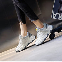 Original Hip Hop Women&#39;s Chunky Sneakers Tenis Basket Women Casual Platform Shoes Ulzzang Dad Shoes Zapatos Mujer