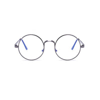Original Round Metal Glasses for Computer Anti Blue Ray Frame Women Men Eyeglasses Transparent Spectacles Oculos De Grau