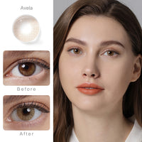 Original Natural Color Lens Eyes 2pcs Yearly Color Contact Lenses For Eyes Beauty Contact Lenses Eye Cosmetic Color Lens Eyes