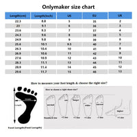 Original Onlymaker Brand Platform Canvas Ankle Booties 16CM High Heel Lace up Zipper Stiletto Black Red Plus Size Ankle Boots
