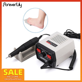 , 65W Electric Nail Drill Machine 35000rpm Strong 204 for Manicure Pedicure Machine Professional Nail File Sanding Grinding Device