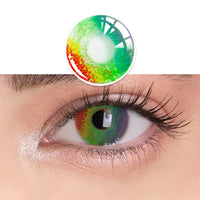 UYAAI - Original 2pcs Halloween Colorful Contact Lenses Anime Cosplay Eye Lenses multicolored lenses Lenses White Black Red Lenses