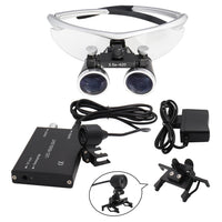 Dental Loupes Dental Magnifier Medical Loupes Binocular 2.5 3.5x420 Headlight Headlamp 3W 5W Filter Wired Wireless USB Belt Clip