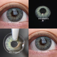 Original Bio-essence 1 Pair Colored Contact Lenses for Eyes Natural Brown Lenses Monet lense Blue Lenses Gray Eye Contact with Lense Case