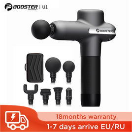 Booster U1 High Frequency Massage Gun Professional Massager Smart-Hit Technology 15kg Pressure Bearing Pain Relief Fitness Tool