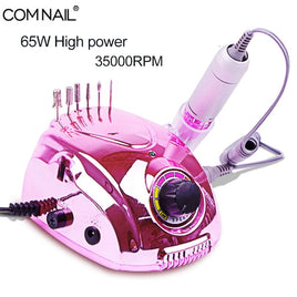 Newest 65W 35000RPM Nail Polishing Drill manicure Machine For Nail Art Tools Kit Electric Nail File with Cutter Nail Art Drill