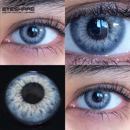 EYESHARE - Original Natural Color Lens Eyes 2pcs Color Contact Lenses For Eye Blue Beauty Contact Lenses Eye Yearly Cosmetic Color Lens