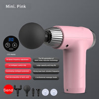 Portable Massage Gun Deep Tissue Percussion Muscle Massager For Pain Relief Fascia Gun Electric Body Massager