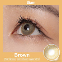Original Magister Color Contact Lenses for Eyes Natural Beauty Color Lens Eyes Siam Twilight Contact Lens for Eyes 1 Pair Contact Lenses
