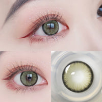 UYAAI - Original 1 Pair Blue Lenses Anime Accessories Color Contact Lenses for Eyes Comic Tears Eye Fashion Lenses Green Lenses