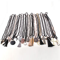 Original Wholesale Fashion 20pc Mix Color Black/Gray Necklace Handmade Women Jewelry