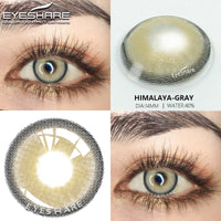 EYESHARE - Original 1Pair Contact Lenses for VIP Natural Blue Brown Colored Contact Lens for Eyes Beauty Cosmetic Contacts Eyes Makeup 14mm