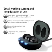 Original 1 Pair USB Rechargeable Mini ITE Invisible Hearing Aids Assistant Sound Amplifier Enhance Adjustable Tone For Deaf Elderly