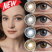 Original Magister 2pcs DNA Color Contact Lenses for Eyes Cosmetic Lenses Colored Pupils for Eyes Brown Gray iris Color Contact Lens Eyes