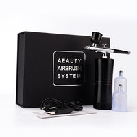 Rechargeable Airbrush Compressor Kit Air Brush Sprayer Gun Water Oxygen Deep Hydrofacial Machine For Nail Art Tattoo Cake Makeup