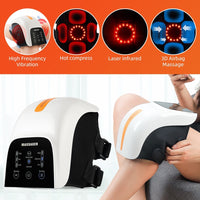 Electric Infrared Heating Knee Massage Air Pressure&amp; Vibration Physiotherapy Instrument Knee Massage Rehabilitation Pain Relief