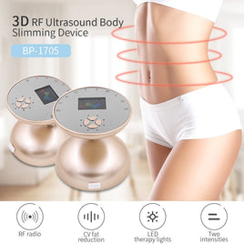 RF Ultrasound Cavitation Fat Burner Weight Loss Body Shaping Slimming Firming Device LED Photon Rejuvenation Face Lift Massager