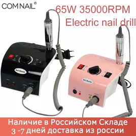 65W Electric Nail Drill Machine 35000 RPM Manicure Machine Milling Cutter Manicure Pedicure Kit Electric File Nail Art Tool